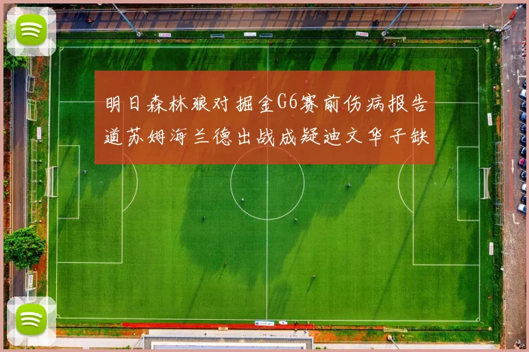 明日森林狼对掘金G6赛前伤病报告道苏姆海兰德出战成疑迪文华子缺阵